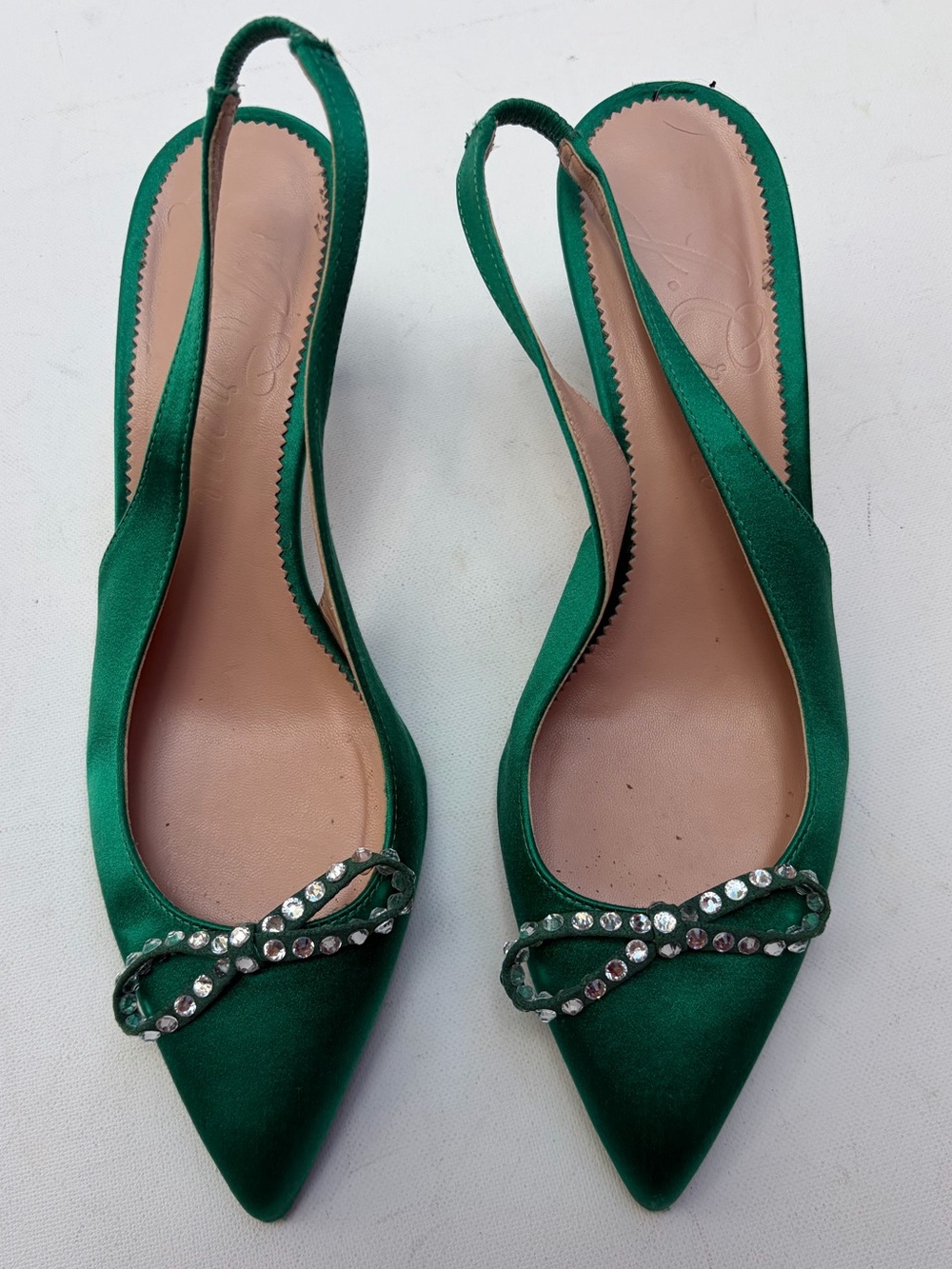 J Crew Colette Rhinestone Bow Pumps